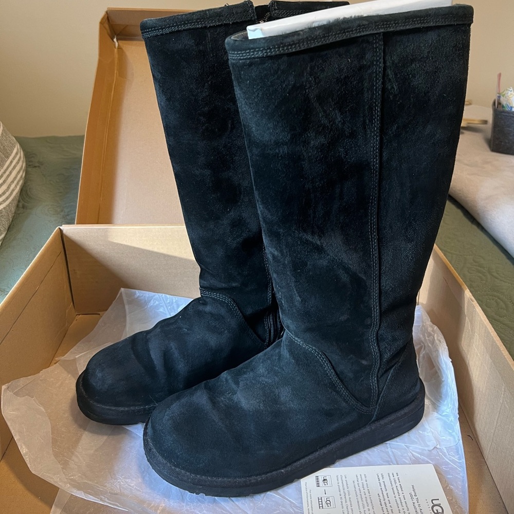 UGG Zip Up Boots (Size 10)